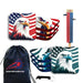 Professional Red Blue Eagle Cornhole Bags - Set of 8