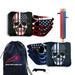 Soldier Flag Skull Cornhole Bags - Set of 8