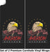 Proud Veteran Cornhole Boards Wraps (Set of 2)