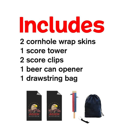 Proud Veteran Cornhole Boards Wraps (Set of 2)