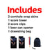 Punisher Red Blue Skull Cornhole Boards Wraps (Set of 2)