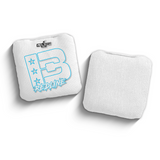 2027 Brotherhood Cornhole Redline White Outline Edition ACL Comp Stamped Cornhole Bags