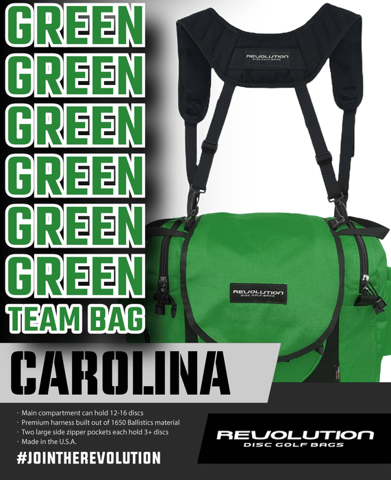 Bag Revolution Carolina Team V3 Disc Golf Bag - Forest