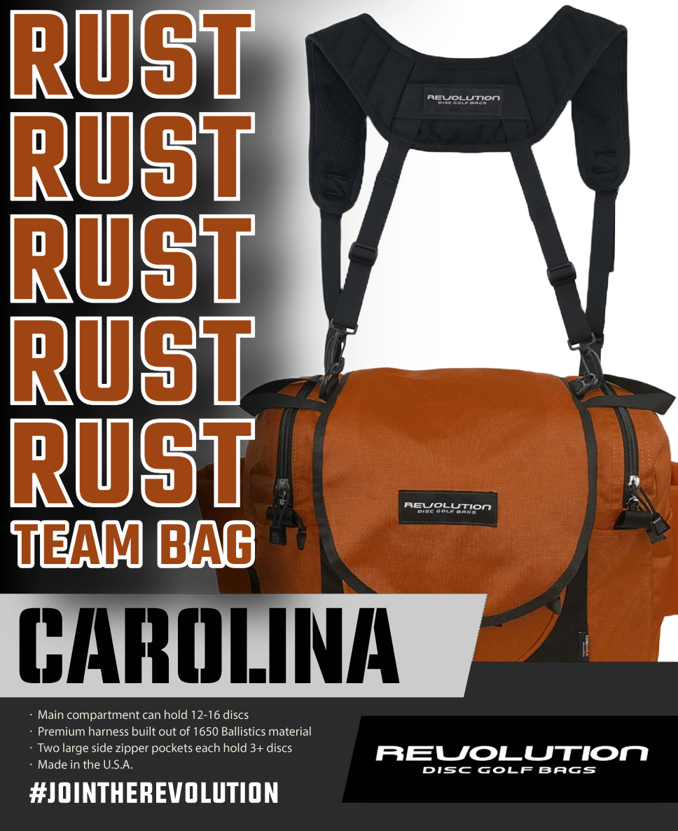 Bag Revolution Carolina Team V3 Disc Golf Bag - Rust