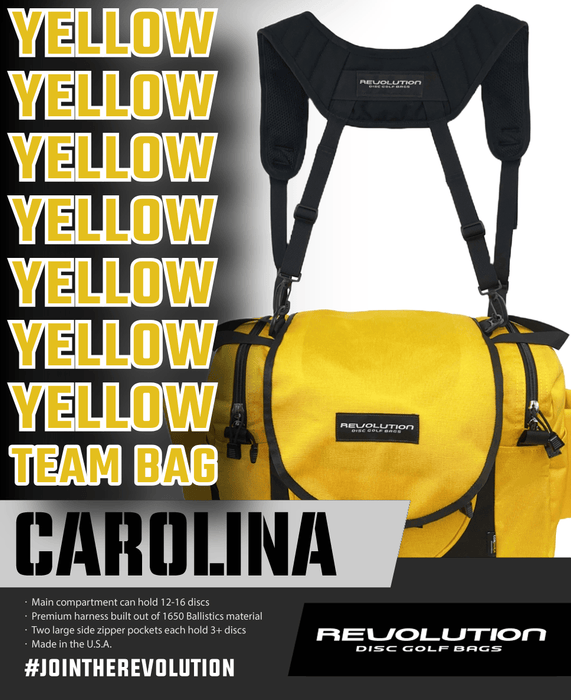Bag Revolution Carolina Team V3 Disc Golf Bag - Golden Dream