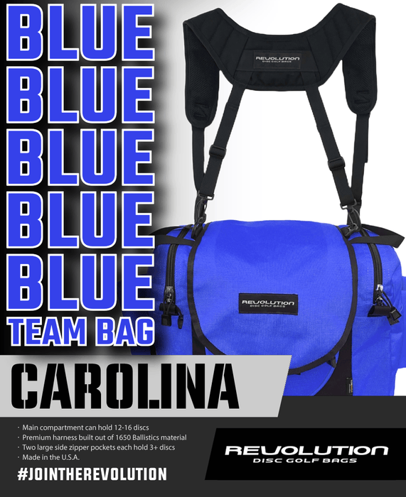 Bag Revolution Carolina Team V3 Disc Golf Bag - Sapphire