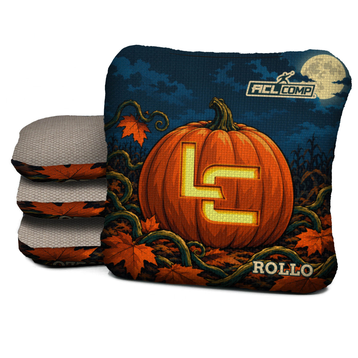 Carved LC - Halloween Cornhole Bags - Multiple Bag Series - Set of 4