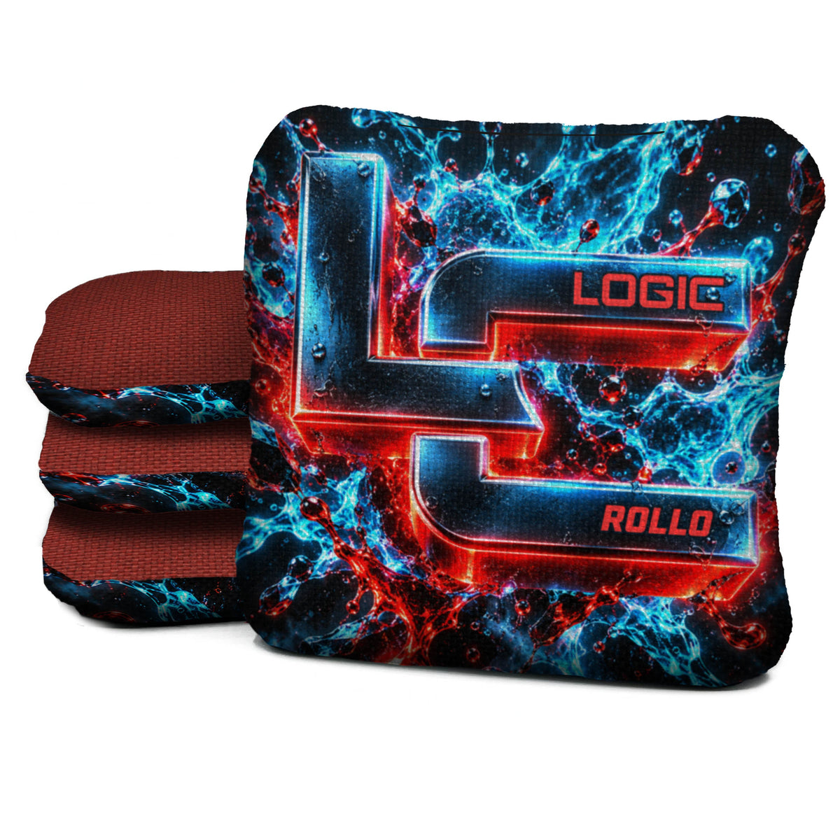 Chrome Splash - Cornhole Bags - Multiple Series - Set of 4