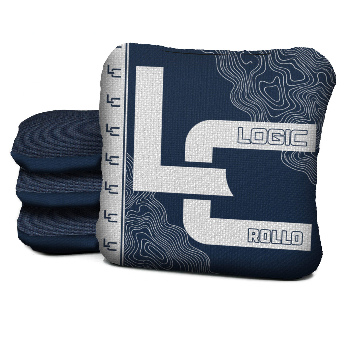 Contour Marine White Cornhole Bags - Multiple Series - Set of 4
