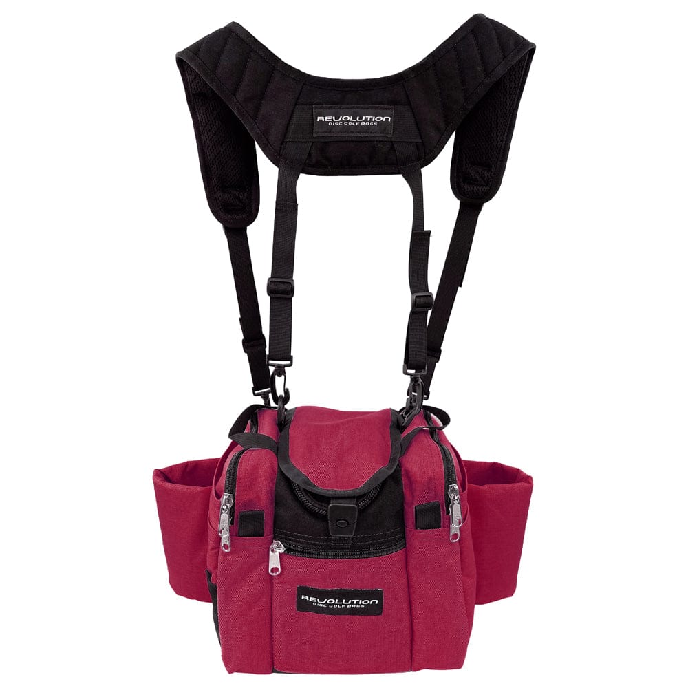 Bag Revolution Mini Deluxe V3 Disc Golf Bag - Crimson