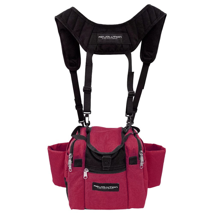 Bag Revolution Mini Deluxe V3 Disc Golf Bag - Crimson