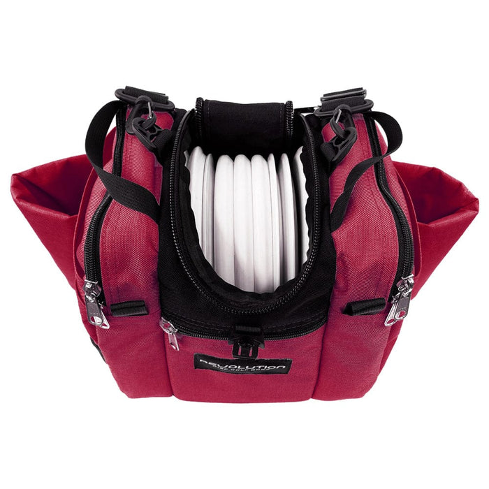 Bag Revolution Mini Deluxe V3 Disc Golf Bag - Crimson