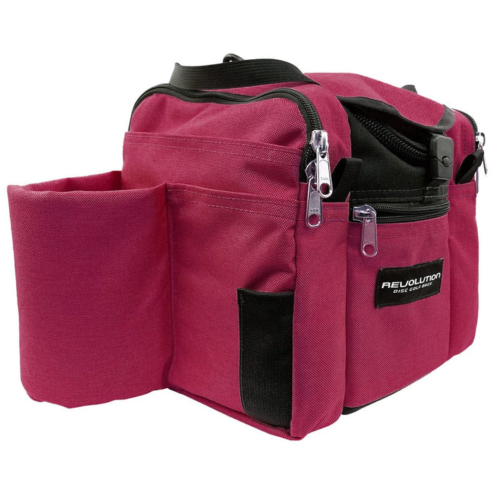 Bag Revolution Mini Deluxe V3 Disc Golf Bag - Crimson