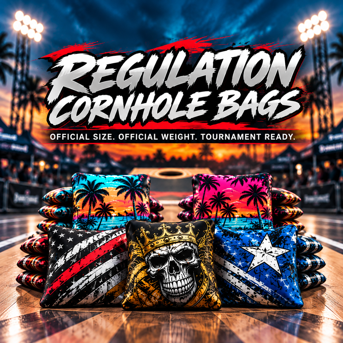 Professional, Tournament, Competition, Backyard, and Recreational Bags