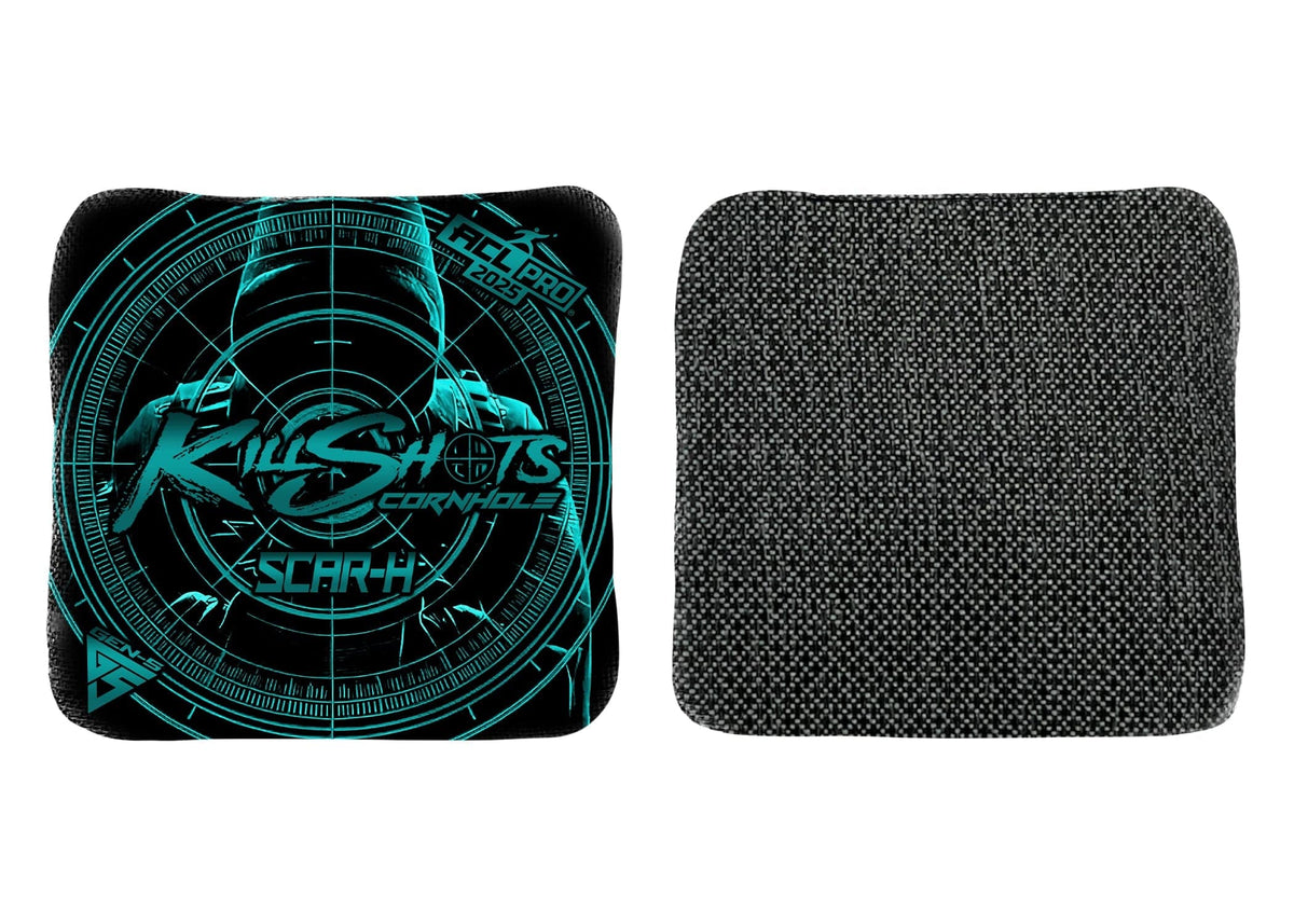 Bags Killshots Cornhole | Scar-H Series | Limited Designs | 2025 ACL Pro Cornhole Bags