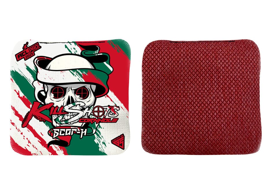 Bags CDM Skull / Yes (+$15) Killshots Cornhole | Scar-H Series | Limited Designs | 2025 ACL Pro Cornhole Bags