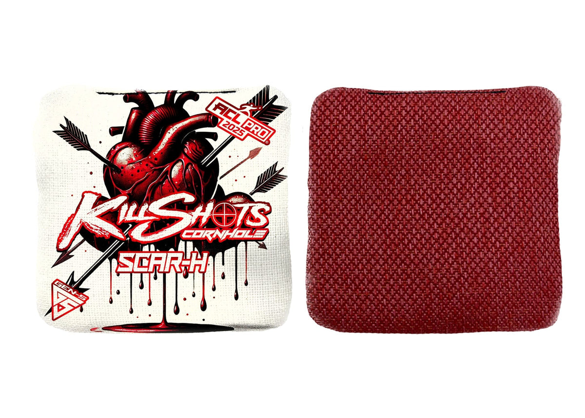 Bags Killshots Cornhole | Scar-H Series | Limited Designs | 2025 ACL Pro Cornhole Bags