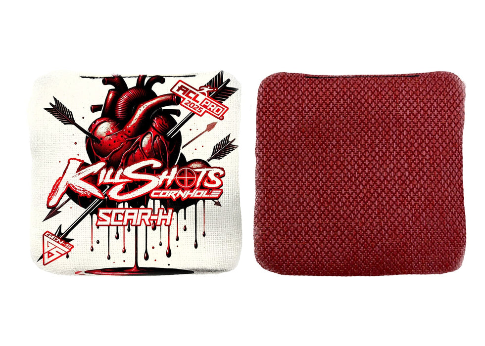 Killshots Cornhole | Scar-H Series | Limited Designs | 2025 ACL Pro Cornhole Bags