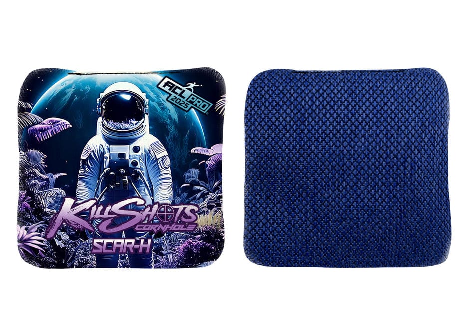 Bags Ultra-Violet Astronaut / No Killshots Cornhole | Scar-H Series | Limited Designs | 2025 ACL Pro Cornhole Bags