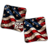 2027 BG Multiple Bag Models - "American Flag" - ACL Comp Stamped Cornhole Bags - SET OF 4 BAGS