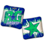2027 BG Multiple Bag Models - "BROKEN HEX" - ACL Comp Stamped Cornhole Bags - SET OF 4 BAGS