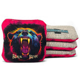 Smoky Mountain Bag Co – Pro Cornhole Bags – Set of 4 – Black Bear