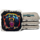 Smoky Mountain Bag Co – Pro Cornhole Bags – Set of 4 – Black Bear