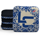 Calavera Cobalt - Cornhole Bags - Multiple Series - Set of 4