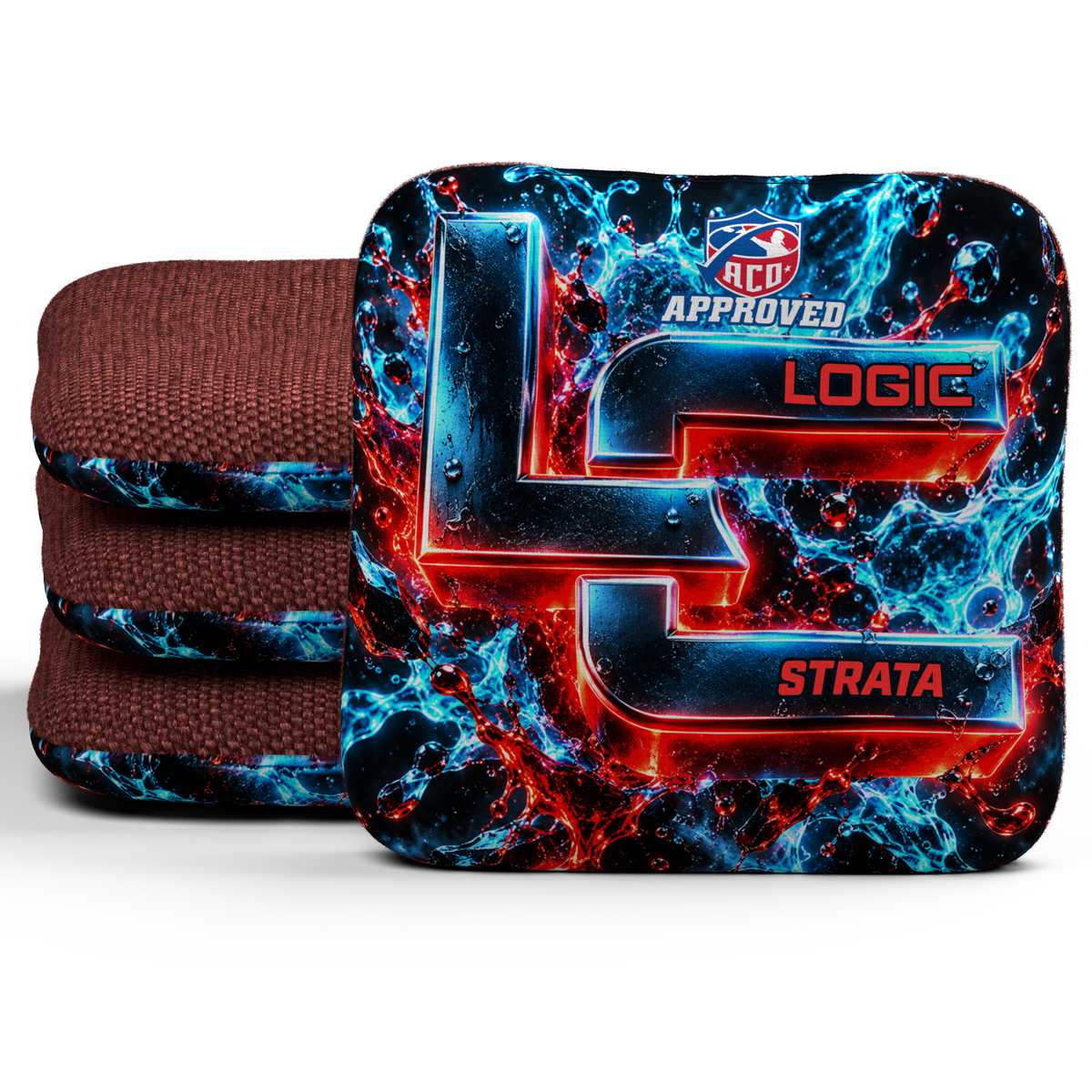 Chrome Splash - Cornhole Bags - Multiple Series - Set of 4