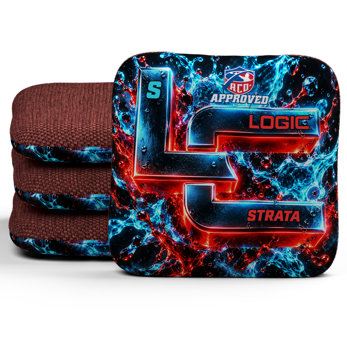 Chrome Splash - Cornhole Bags - Multiple Series - Set of 4
