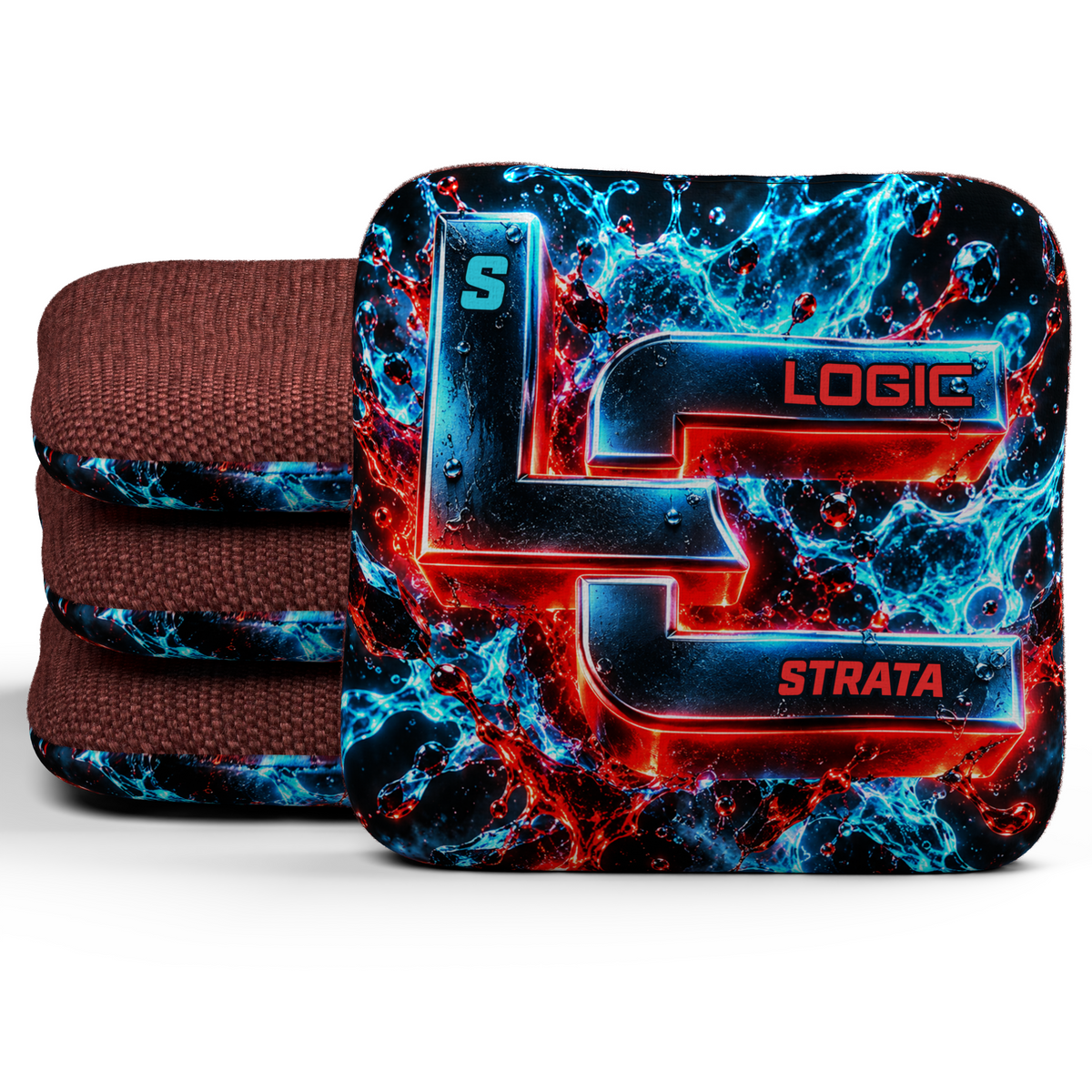 Chrome Splash - Cornhole Bags - Multiple Series - Set of 4