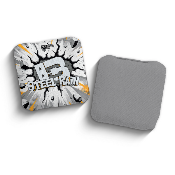2027 Brotherhood Cornhole Steel Rain Shattered Edition ACL Comp Stamped Cornhole Bags