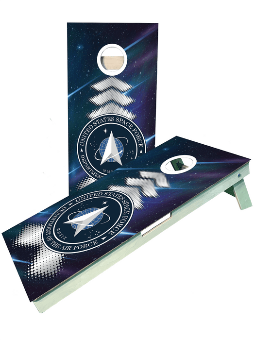 cornhole boards Space Force Cornhole Set