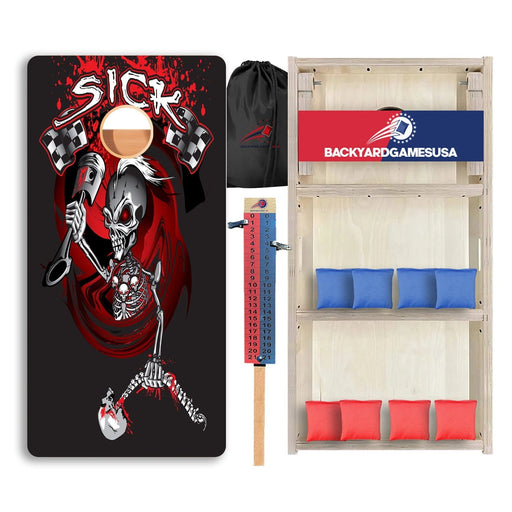 Sick Race Flag Professional Cornhole Boards