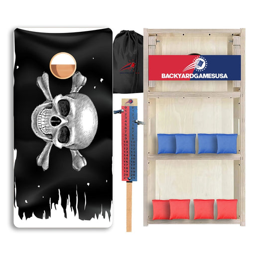 Pirate Skull Professional Cornhole Boards
