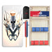 White Flame Skull Professional Cornhole Boards