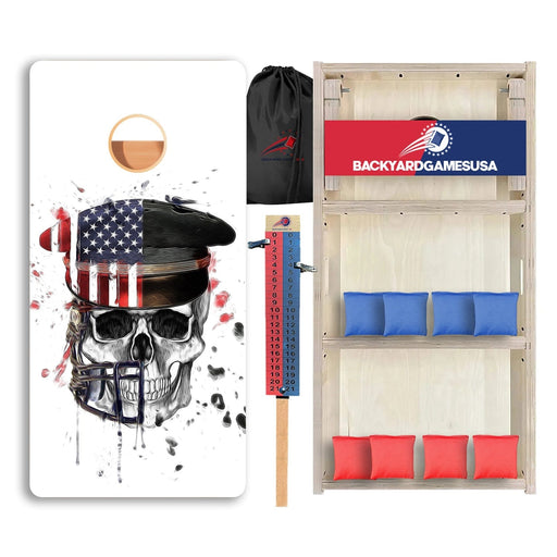 Skull With Hat Professional Cornhole Boards