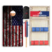USA Flag with Black Color Professional Cornhole Boards
