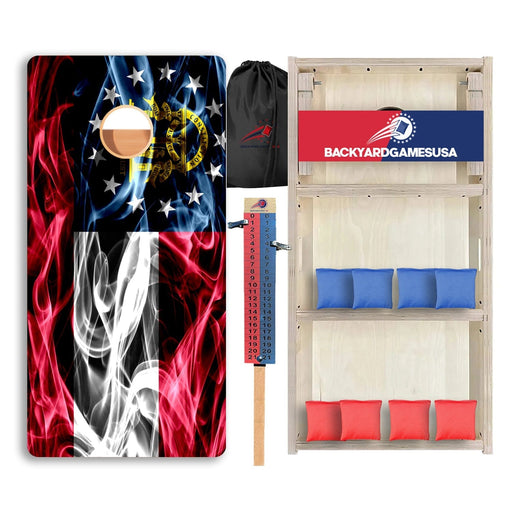 Georgia Windy Flag Professional Cornhole Boards