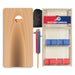 Tan Wood Grain Professional Cornhole Boards
