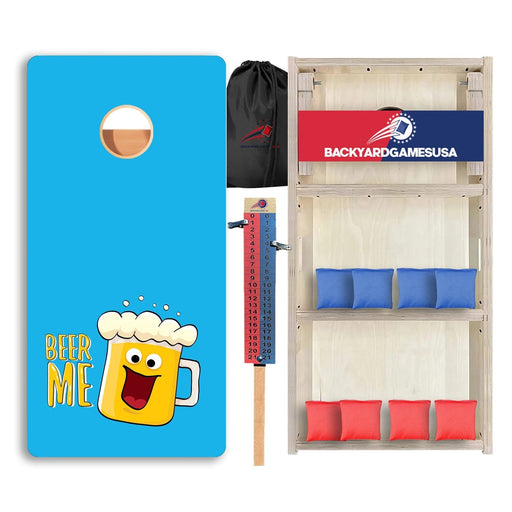 Beer Me Blue Professional Cornhole Boards