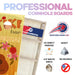 Orange Tiki Professional Cornhole Boards