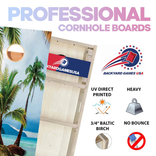 Island Palms Professional Cornhole Boards