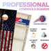 USA Flag with Black Color Professional Cornhole Boards