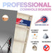 Blue Red Line Crossed Flag Professional Cornhole Boards