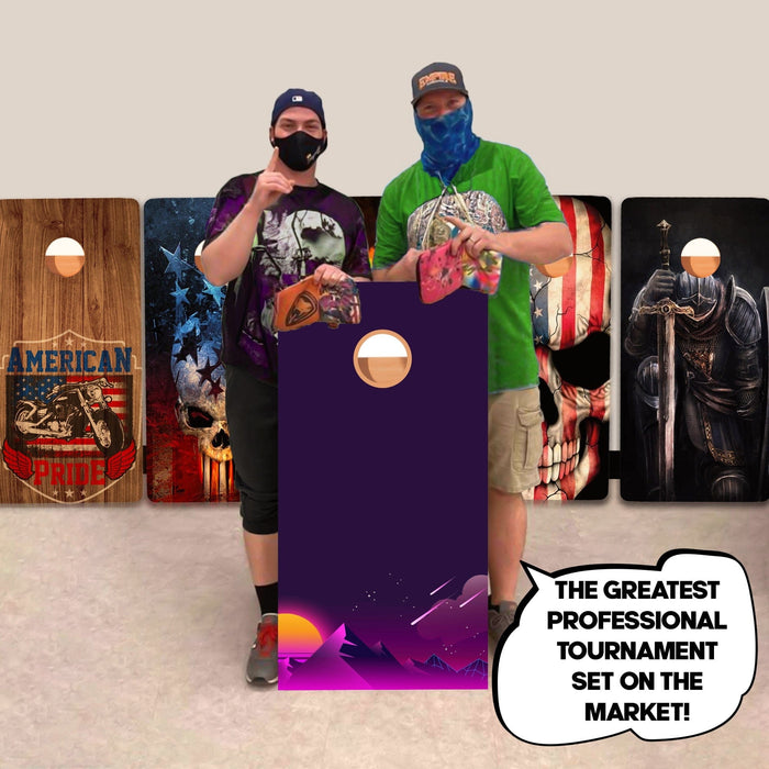 Purple Mountain Professional Cornhole Boards