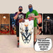 White Flame Skull Professional Cornhole Boards