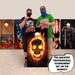 Fire Red Skull Professional Cornhole Boards
