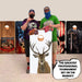 Deer White Back Professional Cornhole Boards