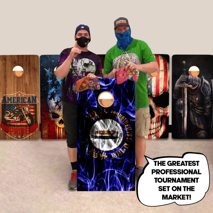 Kentucky Windy Flag Professional Cornhole Boards